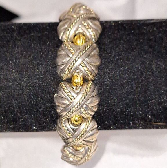 Artsy Premiere Designs Women's Bracelet Mixed Metal Vintage 80's Cottagecore - Picture 1 of 9